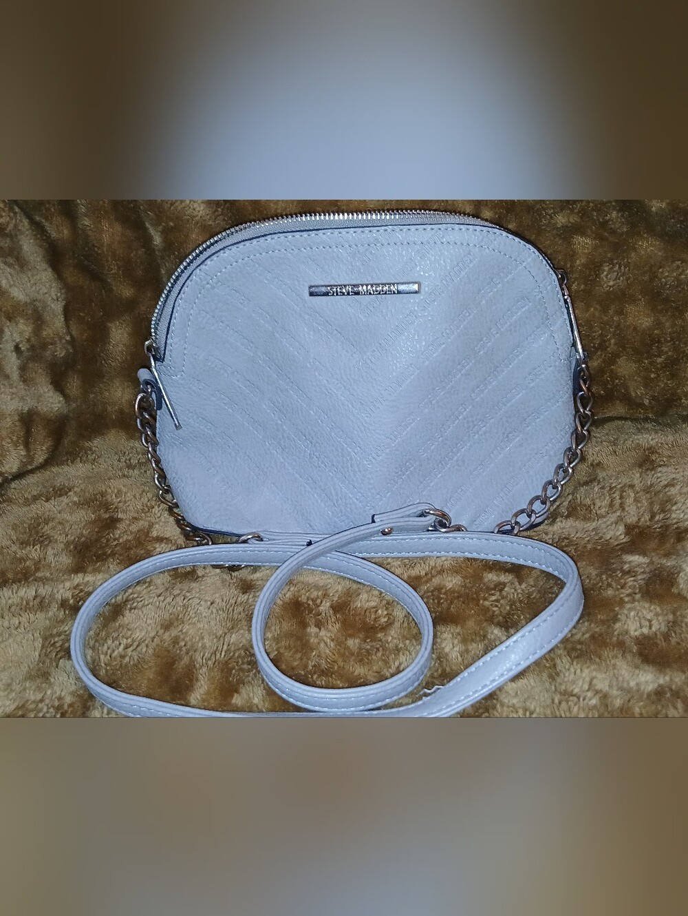 Steve Madden White Crossbody Bag
